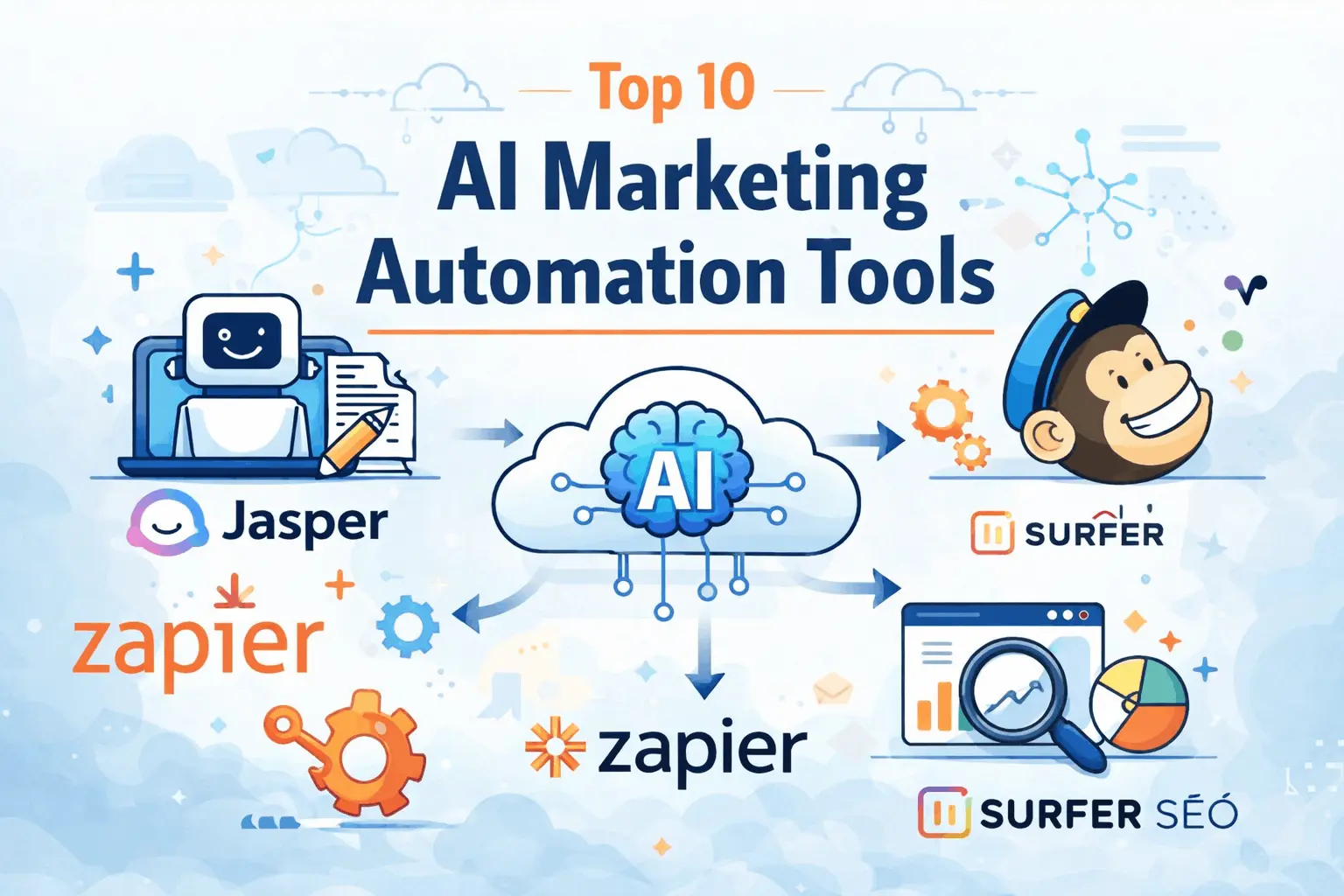 Top 10 AI Marketing Automation Tools