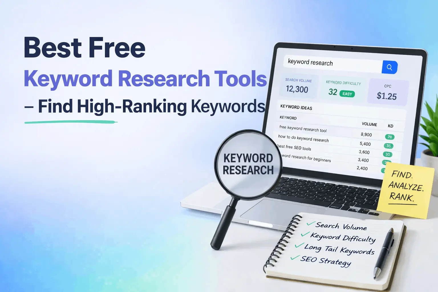 Best Free Keyword Research Tools (2026) – Find High-Ranking Keywords
