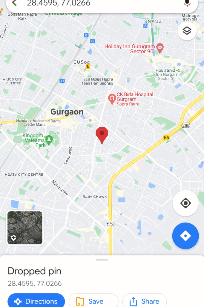 Get Latitude and Longitude on Android