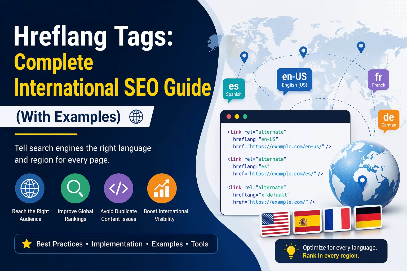 Hreflang Tags: Complete International SEO Guide (With Examples)