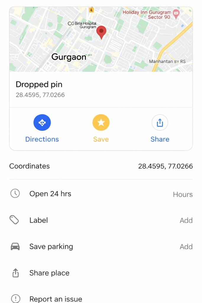Steps to Find Coordinates on iPhone