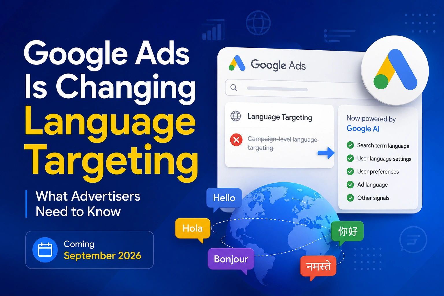 Google Ads Language Targeting Update