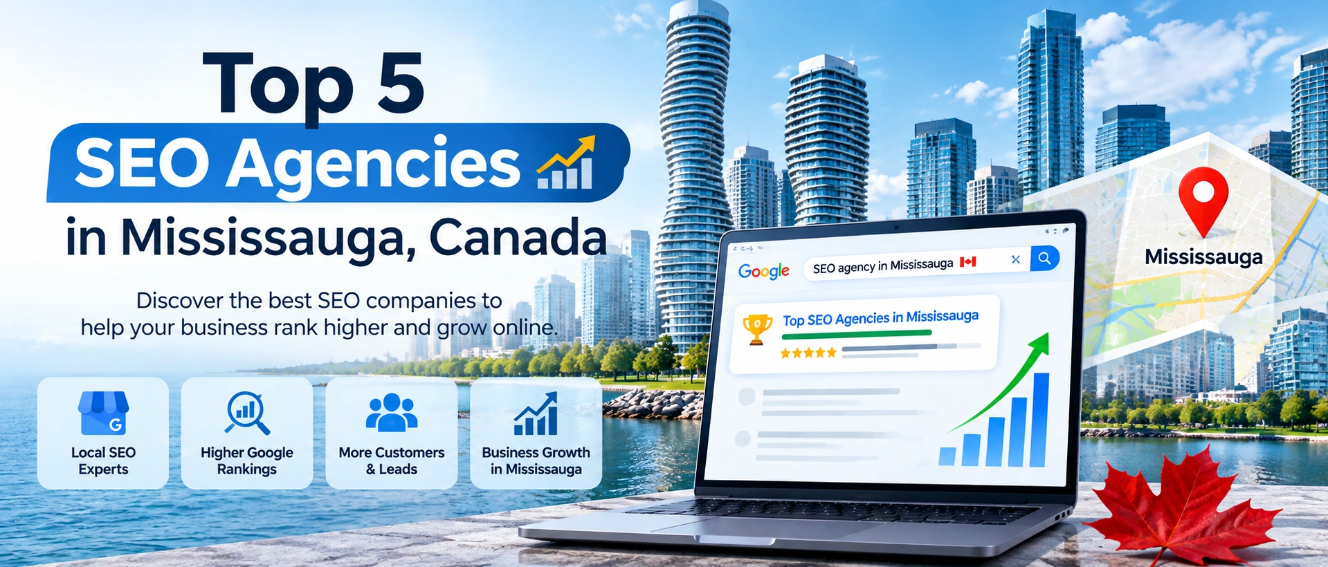 Top 5 SEO Agencies in Mississauga, Canada